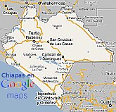 Chiapas en Google maps